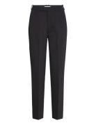 Ziggiiw Tapered Pant Bottoms Trousers Suitpants Black InWear