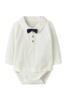 Nbmnoller Ls Body Bodies Long-sleeved Cream Name It