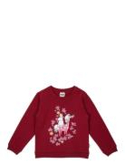 Snorkfröken Collegetröja Tops Sweatshirts & Hoodies Sweatshirts Red MU...
