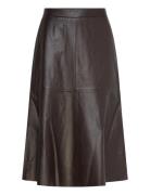 Dante6-Colleen Flared Leather Skirt Skirts Knee-length & Midi Skirts B...
