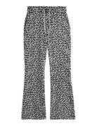 Utsvängda Byxor I Velour Bottoms Sweatpants Multi/patterned Lindex