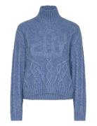 Loganberry Tops Knitwear Turtleneck Blue Munthe