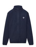 Hmljr Fleece Zip Jacket Bee Sport Fleece Outerwear Fleece Jackets Navy...