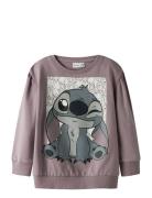 Nmfarina Stitch Sweat Bru Wdi Tops Sweatshirts & Hoodies Sweatshirts P...