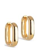 Hoops, Square 18 Mm Accessories Jewellery Earrings Hoops Gold Enamel C...
