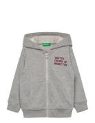 Jacket W/Hood L/S Tops Sweatshirts & Hoodies Hoodies Grey United Color...