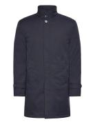 Bs Bedford Slim Fit Coat Tynd Frakke Navy Bruun & Stengade