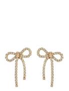 Elisha Rhinest Earrings Accessories Jewellery Earrings Studs Gold Twis...