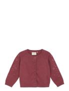 Cardigan Knit Tops Knitwear Cardigans Red En Fant