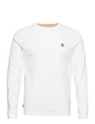 Long Sleeve Tee Tops T-Langærmet Skjorte White Timberland