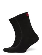 2P Rs Label Cc W Lingerie Socks Regular Socks Black HUGO