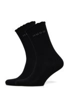 2P Rs Lettuce Cc W Lingerie Socks Regular Socks Black HUGO
