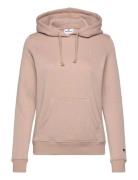 Hooded Sweatshirt Tops Sweatshirts & Hoodies Hoodies Beige Champion
