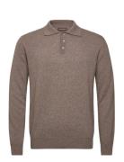 Pepe Poloshirt Tops Knitwear Long Sleeve Knitted Polos Brown Oscar Jac...
