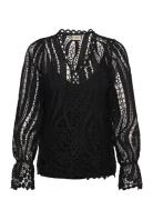 Frbelle Bl 2 Tops Blouses Long-sleeved Black Fransa