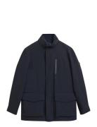 Double Mid Length Jacket Tynd Jakke Navy GANT