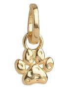 Charm, Sweet Paw Halskæde Hængesmykke Gold Enamel Copenhagen