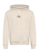 Ls Eu 350Terry Micro Monologo Ho Tops Sweatshirts & Hoodies Hoodies Cr...