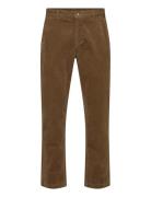 Superflex Corduroy Chino Pants Bottoms Trousers Casual Brown Lindbergh