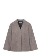 Kimberly Blouse Tops Blouses Long-sleeved Brown Lovechild 1979