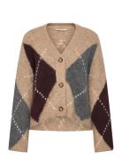 N-Laiana Knit Cardigan Tops Knitwear Cardigans Beige Noella