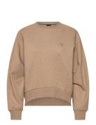 Evreni Tops Sweatshirts & Hoodies Sweatshirts Beige BOSS