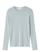 Tani W Tops T-shirts Long-sleeved T-Skjorte Blue MarMar Copenhagen