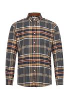 Barbour Ronan Tailored Checked Shirt Tops Shirts Casual Grey Barbour