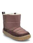 Boots - Flat - With Velcro Vinterstøvler Pull On Pink ANGULUS