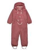 Alv Winter Playsuit Sport Coveralls Snow-ski Coveralls & Sets Pink Vik...