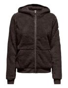 Onpfluffy Hood Fz Ls Jck Sport Women Sport Clothing Sport Sweatshirts ...