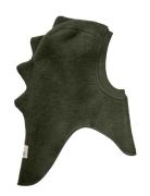 Balaclava Triangles Wool Accessories Headwear Balaclava Green Huttelih...
