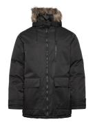 Jjcharlie Detachable Faux Fur Parka Parka Jakke Black Jack & J S