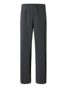 Slfpatricia Mw Wide Pant B Bottoms Trousers Wide Leg Grey Selected