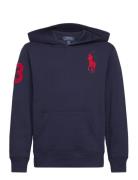 Big Pony Fleece Hoodie Tops Sweatshirts & Hoodies Hoodies Navy Ralph L...