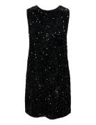 Onlanika Sl Sequins Bow Dress Wvn Kort Kjole Black ONLY