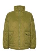 Jacket Quiltet Jakke Khaki Green United Colors Of Benetton