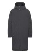 Long Puffer Jacket Parka Jakke Grey Revolution