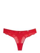 Thong Low Lina Charm G-streng Undertøj Red Lindex