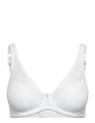 Rita Wire Bra Padded Moulded Lingerie Bras & Tops Push Up Bras White A...