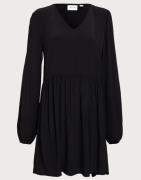 Vila - Sort - Vifini L/S Short Dress - Noos