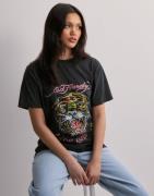 Ed Hardy - Grå - La-Tiger-Vintage T-Shirt UNI