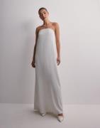 Vero Moda - Hvid - Vmsarah Sl Flowy Maxi Dress