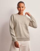 JDY - Beige - Jdyparis L/S Emb Sweat Jrs