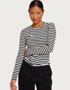 JDY - Ternet/Stribet - Jdyfransiska L/S Stripe O-Neck Top