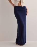 Nelly - Blå - Perfect Low Waist Maxi Skirt