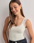 Vero Moda - Hvid - Vmrosa Sl Top Ga Jrs Noos
