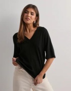 Object Collectors Item - Sort - Objthess 2/4 Lo V-Neck Knit Top Noo