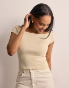 JDY - Beige - Jdycirkeline S/S Off Shoulder Top K