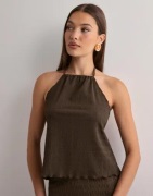 Nelly - Brun - Stunning Halterneck Structure Top